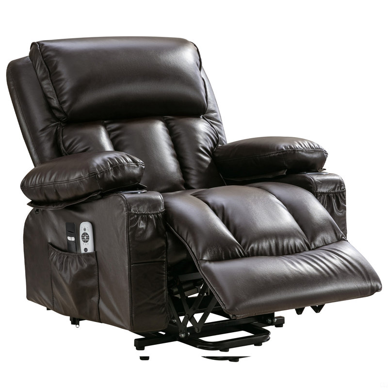 Fauteuil électrique Power Massage, Brun