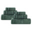 Sadie Zero Twist Cotton Solid and Jacquard Absorbent Towel Set-1260914522-1260914523-1260912889