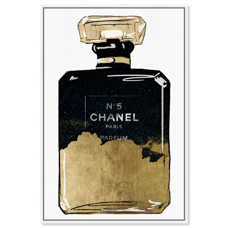 «Moonshine Perfume», impression sur toile, Cadre blanc, H 24 po x l 16 po
