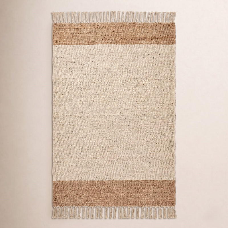Tapis rayé tissé à la main Haines, Tapis de couloir 2 pi 6 po x 8 pi