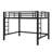 Elevated Loft Bed Featuring Sturdy Guardrails And User-Friendly Ladder