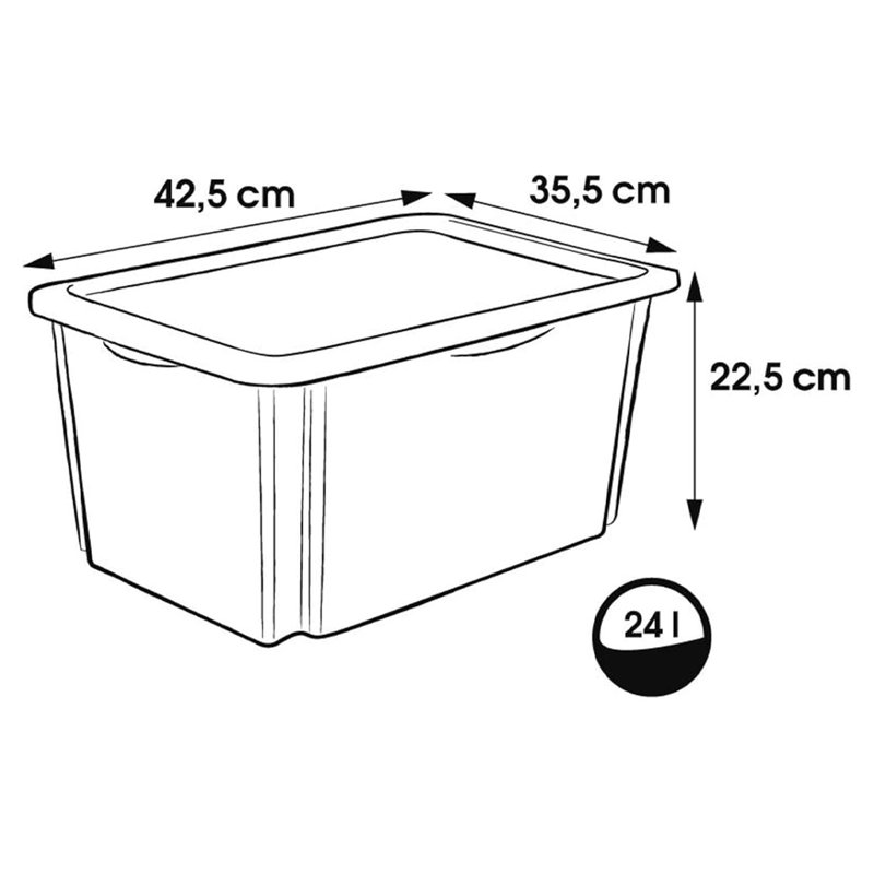 Keeeper Plastic Decorative Bin