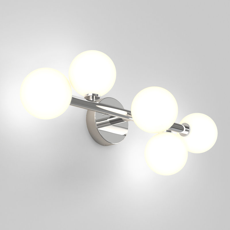 Luminaire de meuble-lavabo Tuskahoma, chrome, Chrome