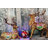 Fraser Hill Farm 5-Ft. Reindeer Holiday Figurine with Metallic Finish with Multi-Color LED Lights
