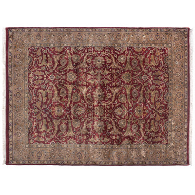 One-of-a-Kind Rectangle 9' x 12' Hand Knotted Area Rug
