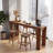 70.9-Inch Long Counter Height Pub Table