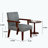 Wood Frame Armchair Set of 2-191973299
