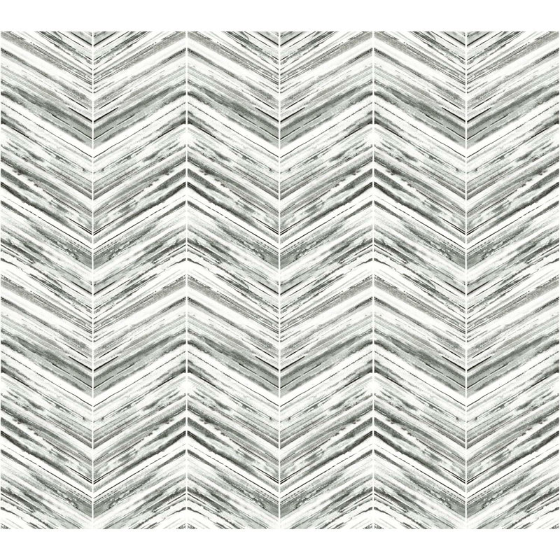 Petit rouleau de papier peint L 27 pi x l 27 po Petite, Noir et blanc