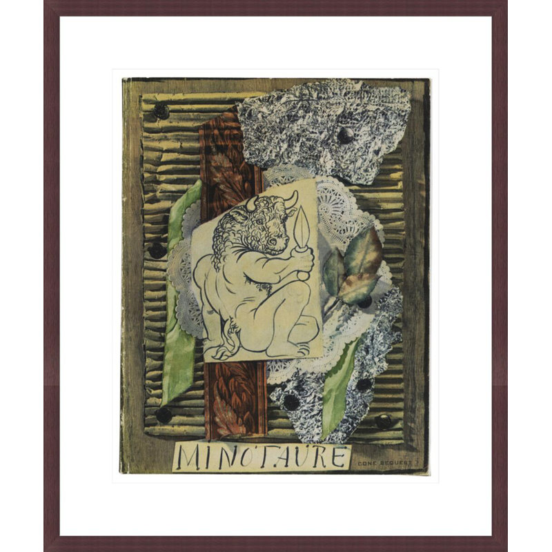 Minotaure Vol. 1 par Pablo Picasso - estampe numérique encadrée, H 21,11 po x l 17,75 po