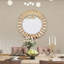 Montz Wood Round Wall Mirror-1638619920