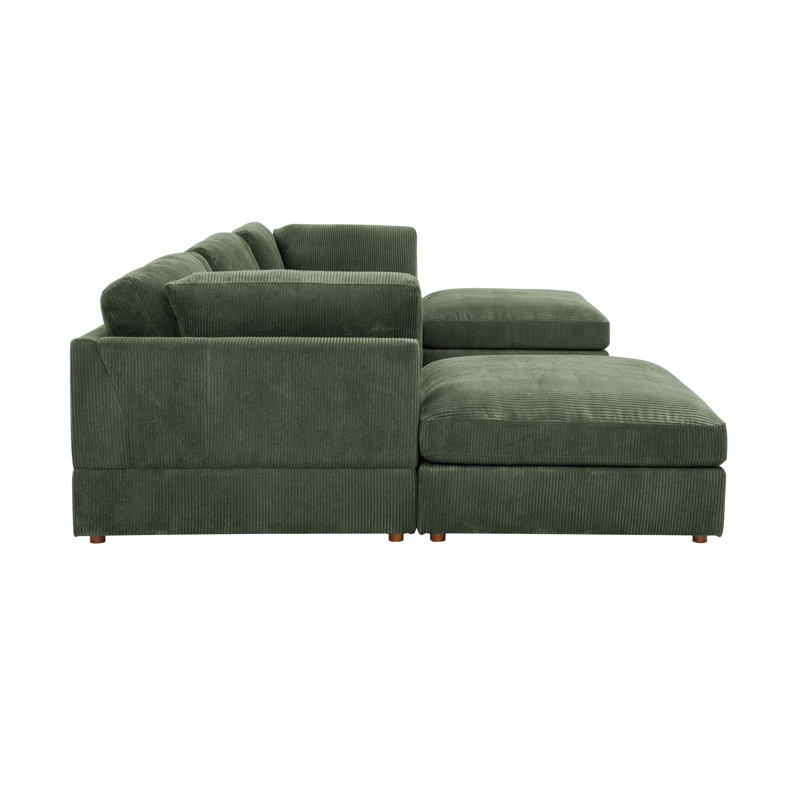 Canapé modulaire Auchterarder, Vert foncé