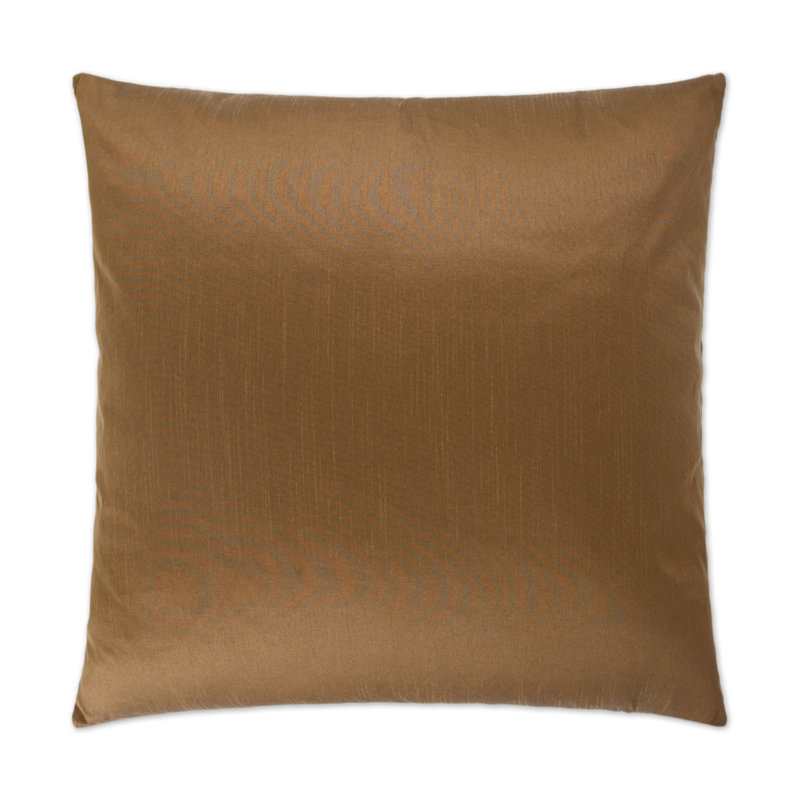 Silkish Pillow Cover & Insert, Tan, Square 24"