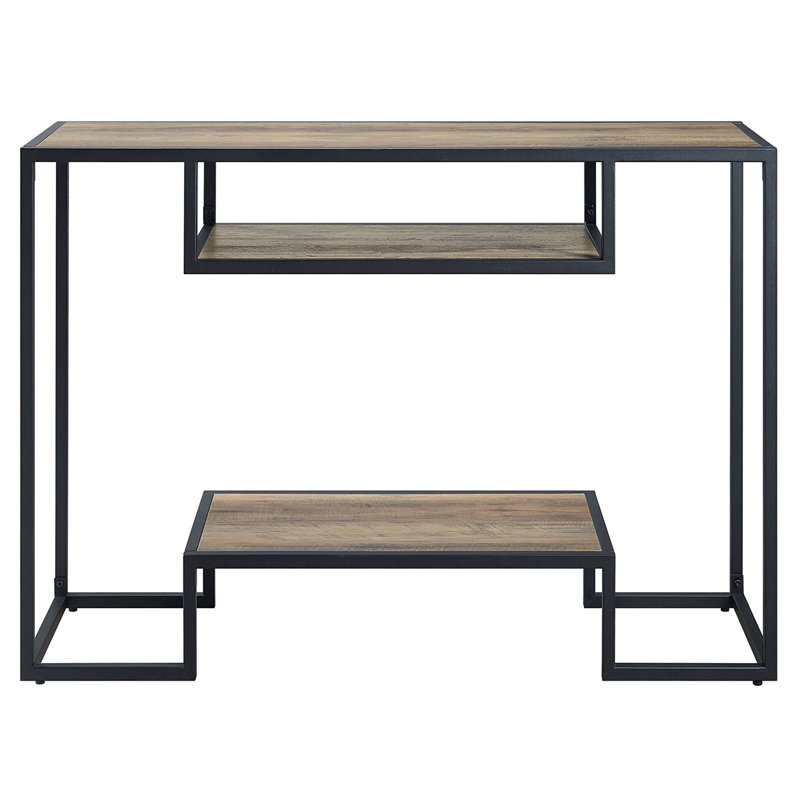Console Table With 2 Shelves