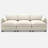 Velvet & Plush Wide Couch Modular Sectional Sofa Bed With Detachable Cushions-1408735418