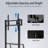 JYXCN Interactive Whiteboard Dock | 40-86 Inch, Magnetic Lock System,Design for Classroom Home Office