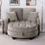 Canapé à deux places, canapé-lit double, avec accoudoirs et dossiers irréguliers, repose-pieds avec espace de rangement, deux petits coussins décoratifs, convient au salon et à la chambre à coucher-417999321