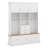 5-In-1 Modern Hall Tree With Bench, 75" Entryway Storage Organizer With Coat Hooks, 6 Drawers & 3 Cabinets-132352697