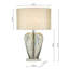 Andalasia Glass Table Lamp