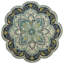 Tapis festonné 100% laine Cementon-29133541