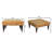 Tan Leather Upholstered Ottoman