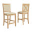 Tabouret de comptoir rembourré Farmhouse