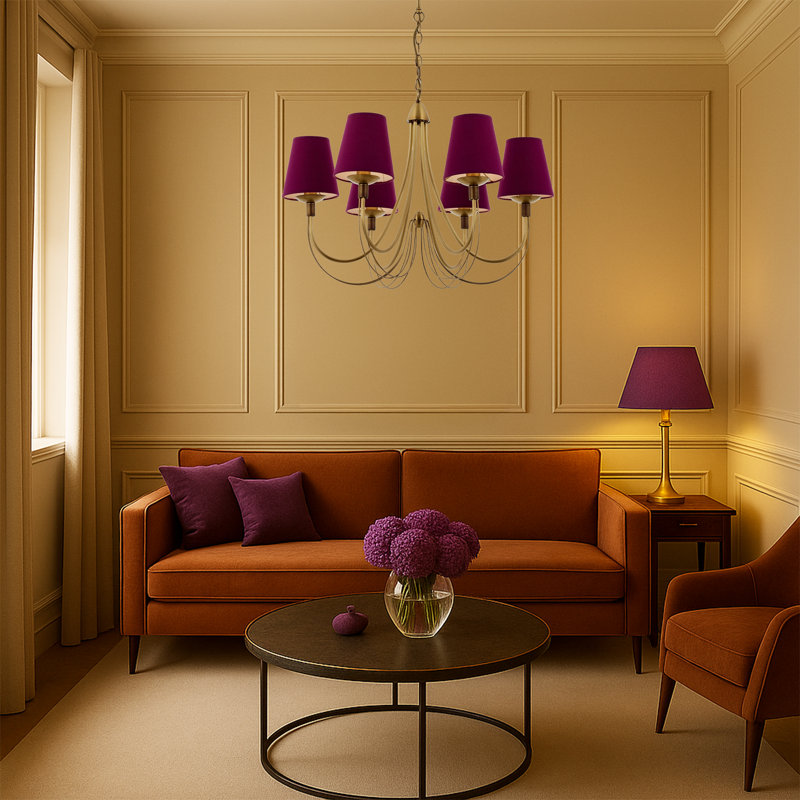 Lustre luxueux 6 lumières