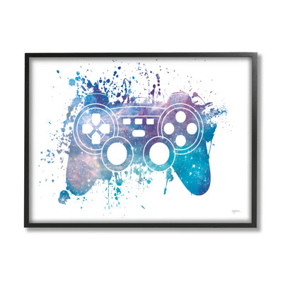 «Modern Game Splash» encadré sur bois