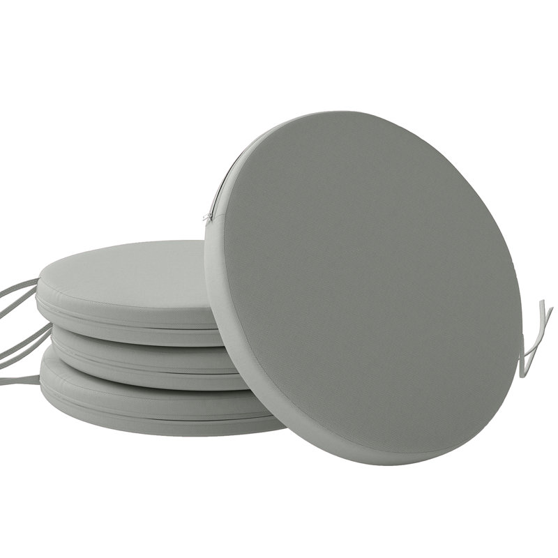Outdoor Seat Cushion Set, Grey