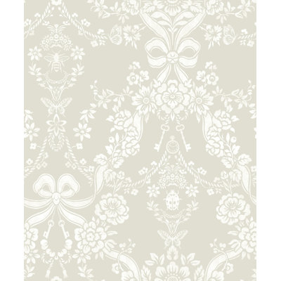 Papier peint taupe Bow
