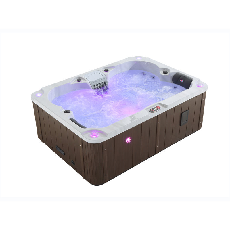 Kelowna 4-Person 20-Jet Plug and Play Spa with LED Light
