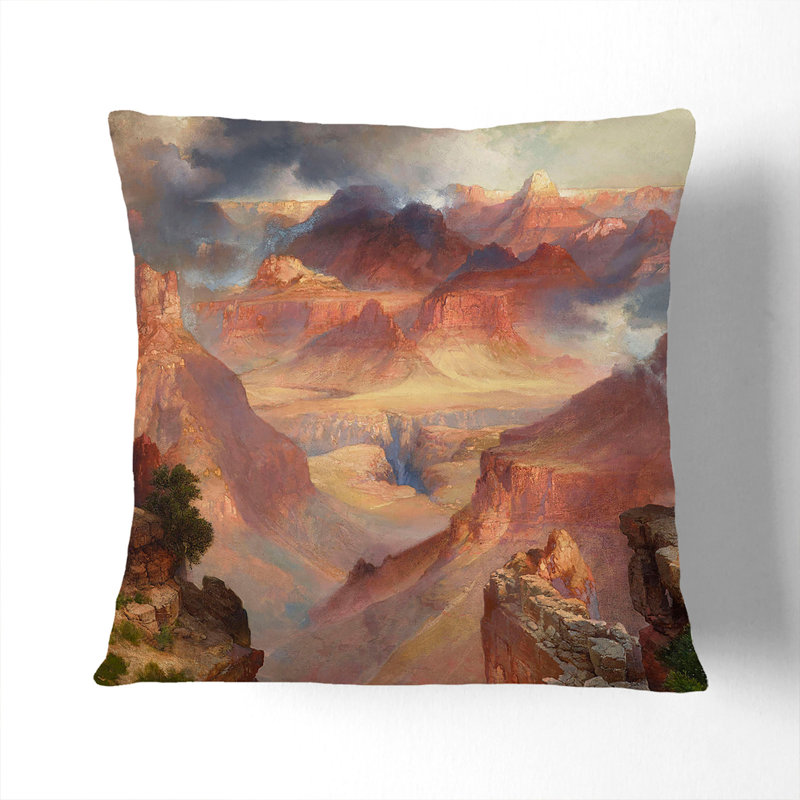 Rocky Landscape Scatter Cushion, 55cm H x 55cm W x 20cm D