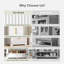 Armoire garde-manger arquée en bois de 72 po de hauteur, armoire de rangement avec tablettes réglables, supports de porte et tiroir caché (blanc)-435181616
