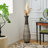 39-Inch Tall Standing Designer Floor Vase - Durable Artificial Rattan - Elegant Two-Tone Dark Brown Finish - Ideal Decor Accent for Living Room, Bedroom, Entryway - Stylish Home Decor Statement Piece