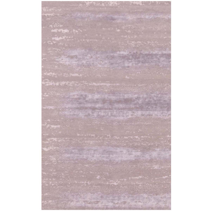 Tapis rose / gris clair tissé à la main, Rectangle 7 pi 9 po x 9 pi 9 po
