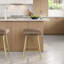 Tabouret pivotant carré en métal et à hauteur ajustable Wyndham-127271872-127271875
