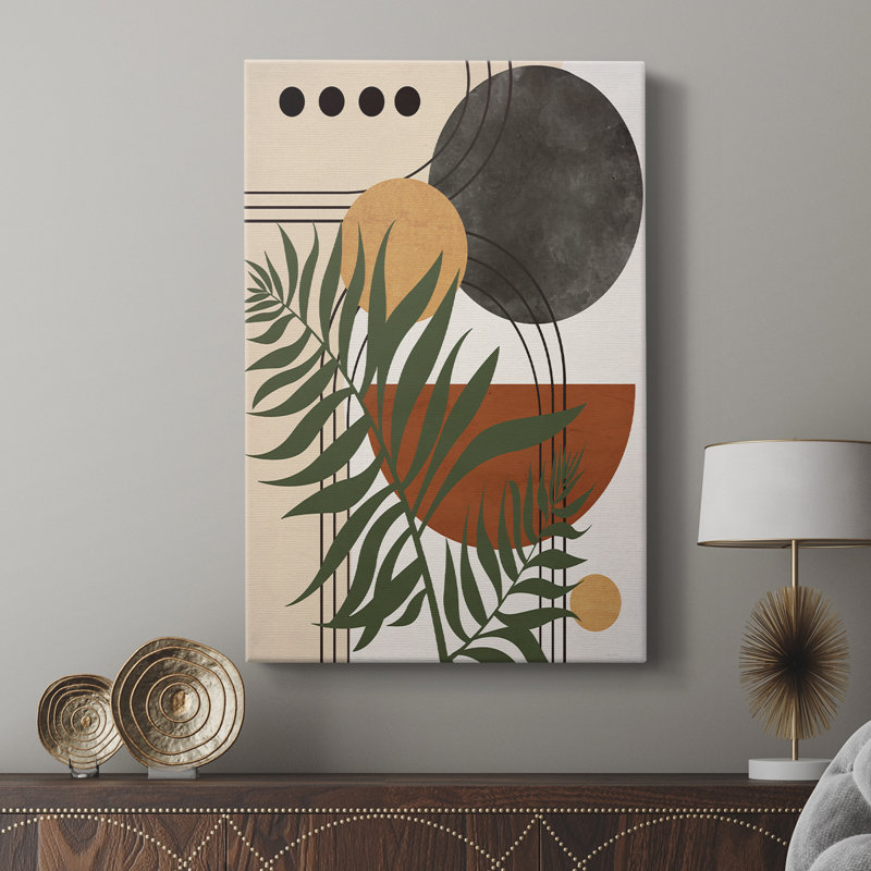Contemporary Palm II - galerie sur mesure, H 36 po x l 24 po