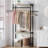 28" Heavy-Duty Over The Washer Drying Rack - 4-Shelf Laundry Storage Shelf with Hanging Hooks, Adjustable Height