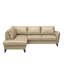 Migues Leather Corner Sofa with Sleeping Function and Storage-1251999398-1251999394