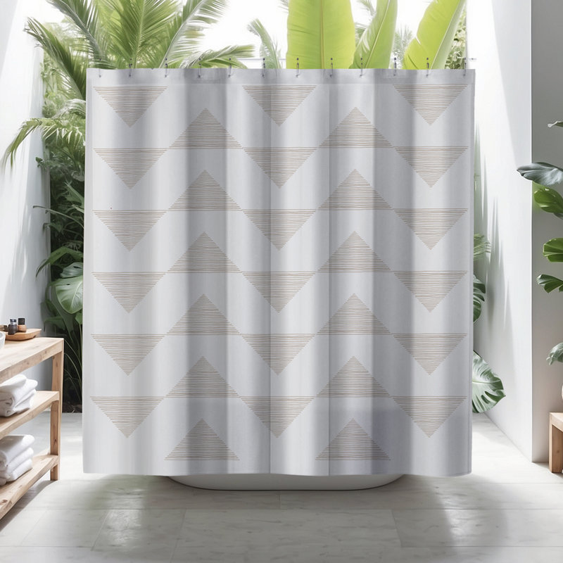Rideau de douche Coco, Beige