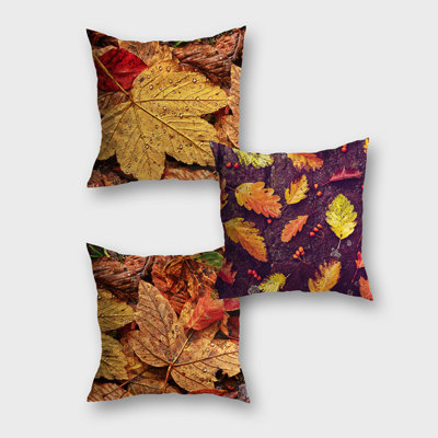 Floral Reversible Pillow Cover