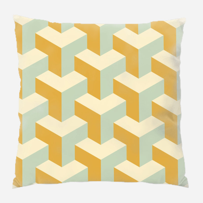 Coussin décoratif géométrique, Intérieur