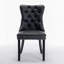 PU and Velvet Upholstered Dining Chair-232385356