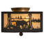 Rustic Lodge 2 - Light Flush Mount