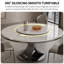 Table de salle à manger moderne et simple en cristal-103009772