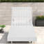 Méridiennes de patio en bois d'acacia durable et moderne avec inclinaison réglable