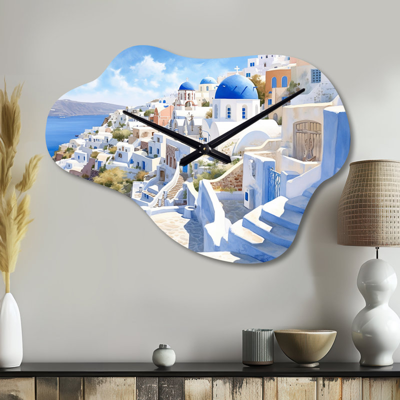 Horloge murale grecque grecque, horloge murale, Petit