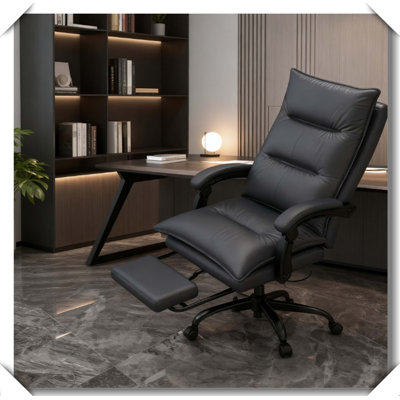 High End Office Recliner Adjustable Footrest Luxury Craftsmanship