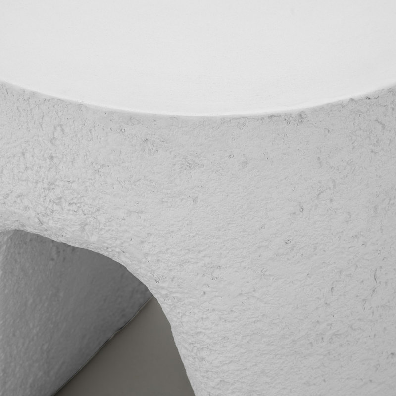 Craita End Table, White