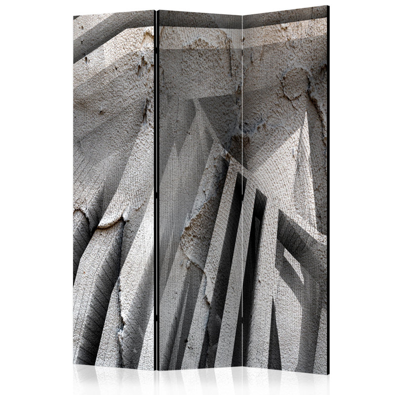 Bruhn 172cm H Solid Wood Folding Room Divider, 3