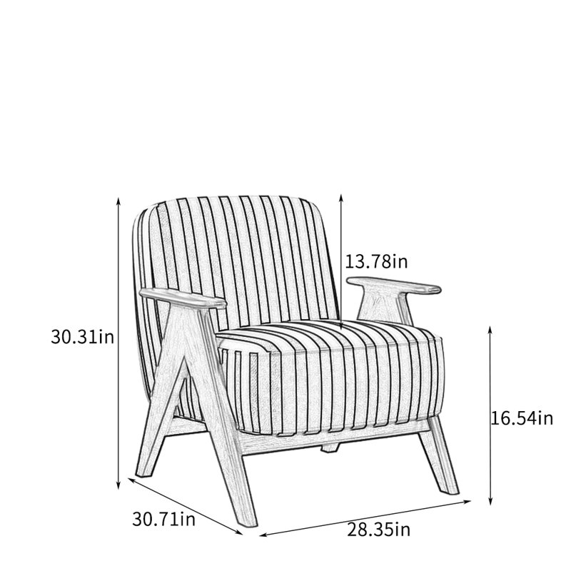 Retro Single Leisure Chair for Relax.